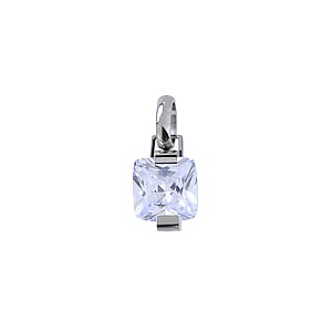 Pendentif en acier Acier inoxydable Zircon