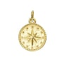 Stainless steel pendant Stainless Steel PVD-coating (gold color) Anchor rope ship