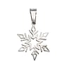 Pendentif en acier Acier inoxydable Flocon de neige