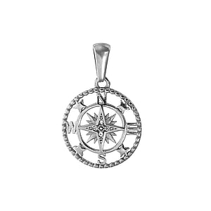 Pendentif en acier Acier inoxydable Cristal Ancre corde navire