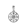 Stainless steel pendant Stainless Steel Crystal Anchor rope ship
