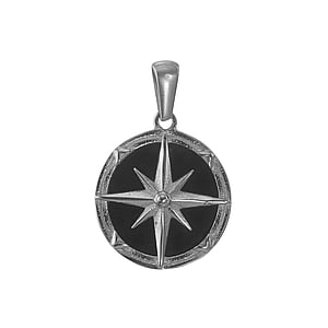 Stainless steel pendant Stainless Steel Epoxy Black PVD-coating Anchor rope ship