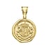 Pendente Acciaio inox Dorato Leone Corona