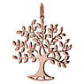 Ciondolo in acciaio inox Acciaio inox Rivestimento PVD (colore oro) Albero Albero_della_vita