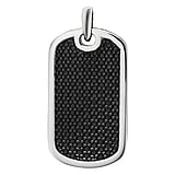 Pendentif en acier Acier inoxydable Revtement PVD noir