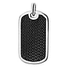 Stainless steel pendant Stainless Steel Black PVD-coating