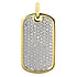 Stainless steel pendant Stainless Steel Gold-plated