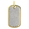 Pendentif en acier Acier inoxydable Revtement dor (dor)