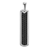 Stainless steel pendant Stainless Steel Black PVD-coating
