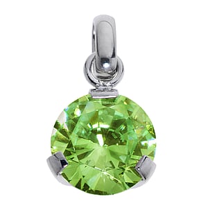 Stainless steel pendant Stainless Steel zirconia