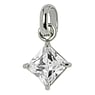 Pendentif en acier Acier inoxydable Zircon