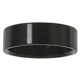 Edelstahlring Edelstahl PVD Beschichtung (schwarz)