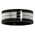 Steel ring Stainless Steel Black PVD-coating Stripes Grooves Rills