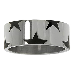 Steel ring Stainless Steel Epoxy Star