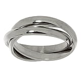 Stainless steel ring Stainless Steel Eternal Loop Eternity