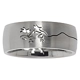 Stainless steel ring Stainless Steel Salamander Gecko Lizard