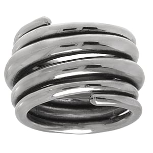 Bague acier Acier inoxydable Spirale