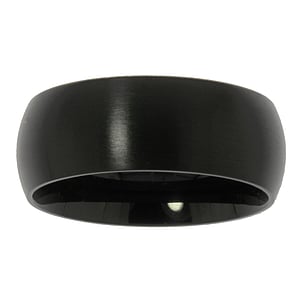 Edelstahlring Edelstahl PVD Beschichtung (schwarz)