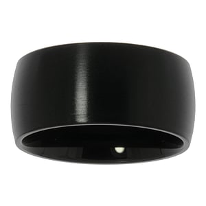 Anello acciaio Acciaio inox Rivestimento PVD (nero)