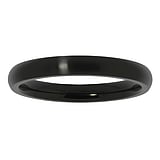 Steel ring Stainless Steel Black PVD-coating