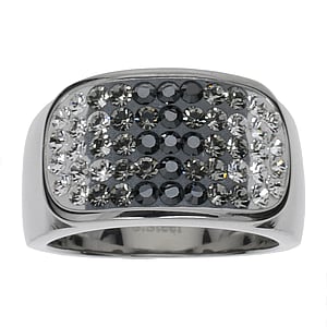 Stainless steel ring Stainless Steel Premium crystal