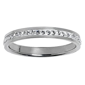 Stainless steel ring Stainless Steel Premium crystal Epoxy