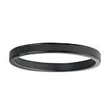 Steel ring Stainless Steel Black PVD-coating