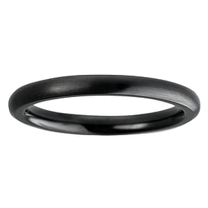 Anello acciaio Acciaio inox Rivestimento PVD (nero)