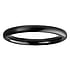 Steel ring Stainless Steel Black PVD-coating