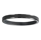 Anello acciaio Acciaio inox Rivestimento PVD (nero)