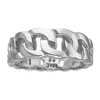 Stainless steel ring Width:8mm. Shiny. Wider at the top.  Eternal Loop Eternity Everlasting Braided Intertwined 8