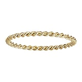 Stainless steel ring Stainless Steel PVD-coating (gold color) Eternal Loop Eternity Spiral