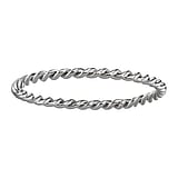 Stainless steel ring Stainless Steel Eternal Loop Eternity Spiral