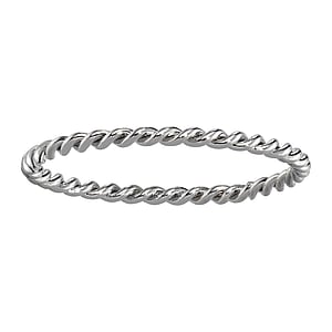 Stainless steel ring Stainless Steel Eternal Loop Eternity Spiral