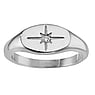 Stainless steel ring Stainless Steel Crystal Star