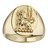 Stainless steel ring Stainless Steel Gold-plated Wings Eagle Bird Stork Lion