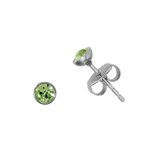 BIJOUTERIA Clous d'oreille csstud02 - Clous d'oreilles en acier inoxydable  avec cristaux