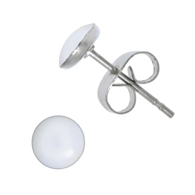 Orecchini Acciaio Inox 316 L Cristallo Uomo Donna 1 Paio - Foto 9