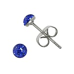 Kids earring out of Surgical Steel 316L with Epoxy. Diameter:4mm.
