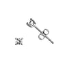 Stainless steel ear stud Surgical Steel 316L zirconia