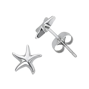 Stainless steel ear stud Surgical Steel 316L Starfish