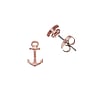 PAUL HEWITT Stainless steel ear stud Surgical Steel 316L PVD-coating (gold color) Anchor rope ship