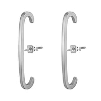 Clous d'oreille fashion en Acier inoxydable. Longueur:35mm. Largeur:1,9mm. brillant.