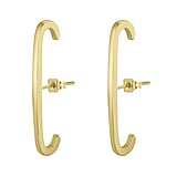 Fashion ear studs Stainless Steel PVD-coating (gold color)