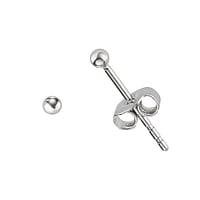 Clous d'oreille en acier inoxydable Diamtre:2mm.