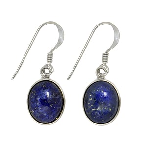 Silver earrings with stones Silver 925 Lapis Lazuli