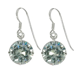 Silver earrings Silver 925 zirconia