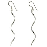 Pendientes de plata Plata 925 Espiral Ola