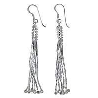 Boucles d'oreilles en argent Longueur:50mm.