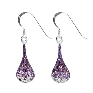 Silver earrings Silver 925 Crystal Drop drop-shape waterdrop
